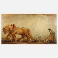 Walther Hoeck, attr., Pflügender Bauer111