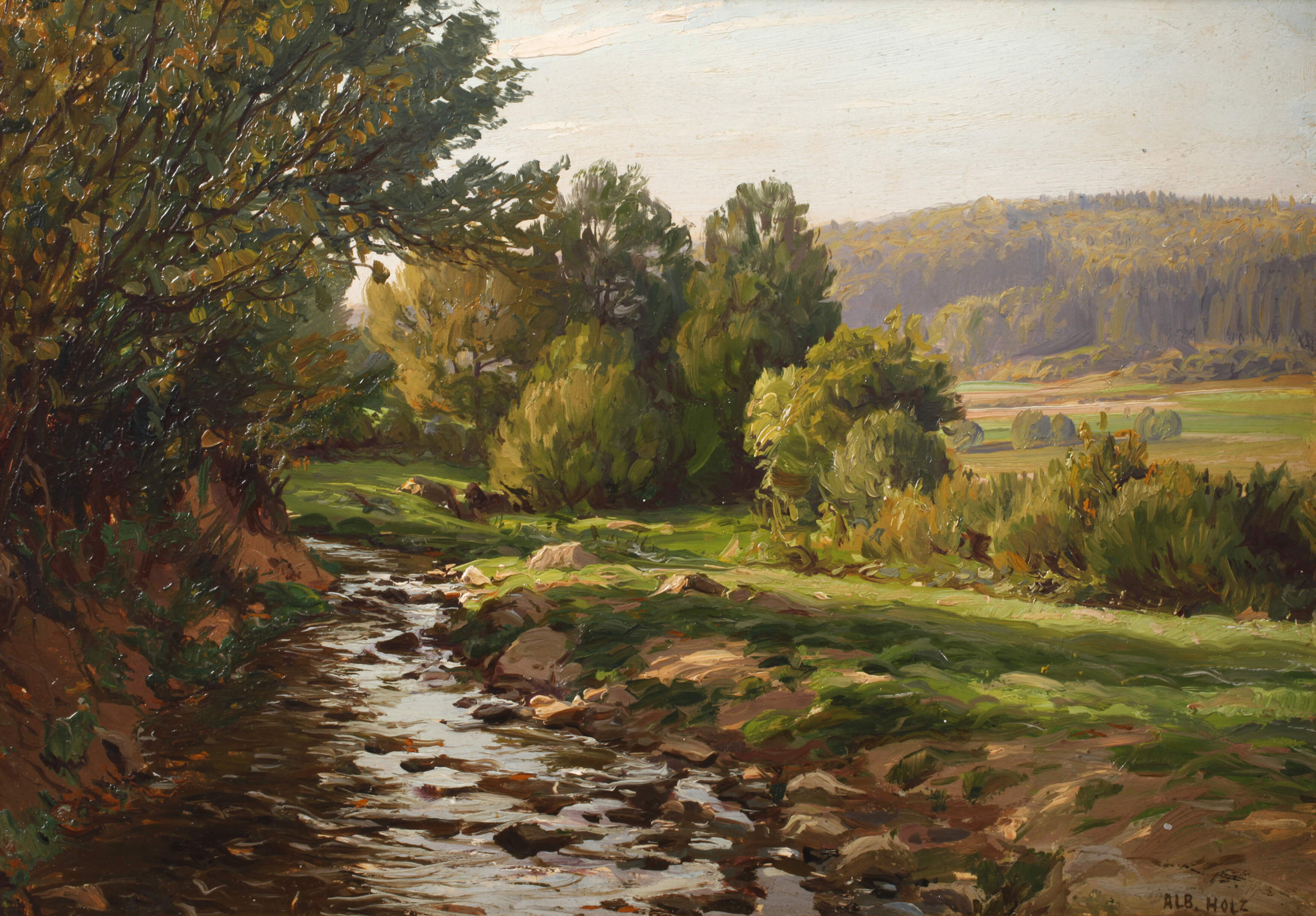 Albert Holz, Sommer auf dem Land