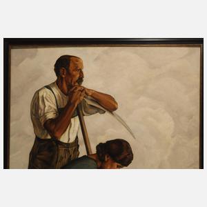 Hermann Otto Hoyer, Bauern bei der Rast