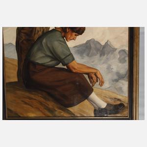 Hermann Otto Hoyer, Bauern bei der Rast