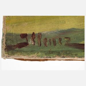 Lipòt Illencz, Junge Frau am Seeufer