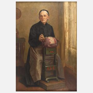 Heinrich Iser, Erzgebirgische Klöpplerin