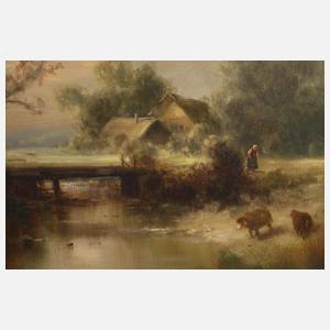 Günter König, Herbstliche Bachlandschaft