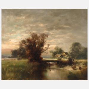 Günter König, Herbstliche Bachlandschaft