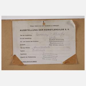 Klaus Kugler, Wurzelkaskade-Hommage á Altdorfer