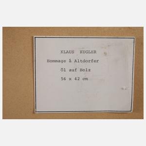 Klaus Kugler, Wurzelkaskade-Hommage á Altdorfer