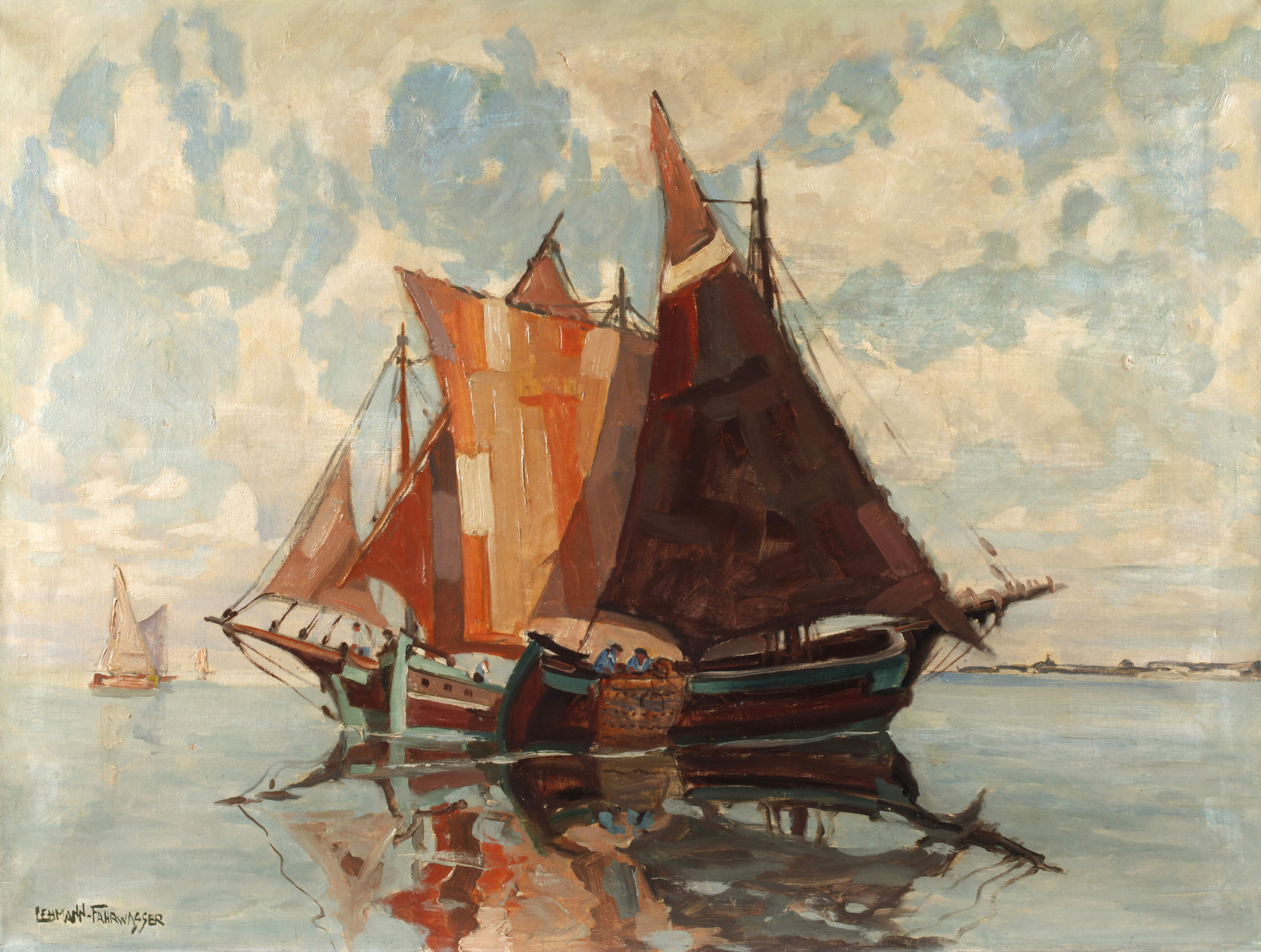 Georg Lehmann-Fahrwasser, Boote