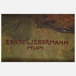 Ernst Liebermann, Damenakt im Interieur