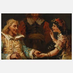 A. de Loisy, Galante Szene