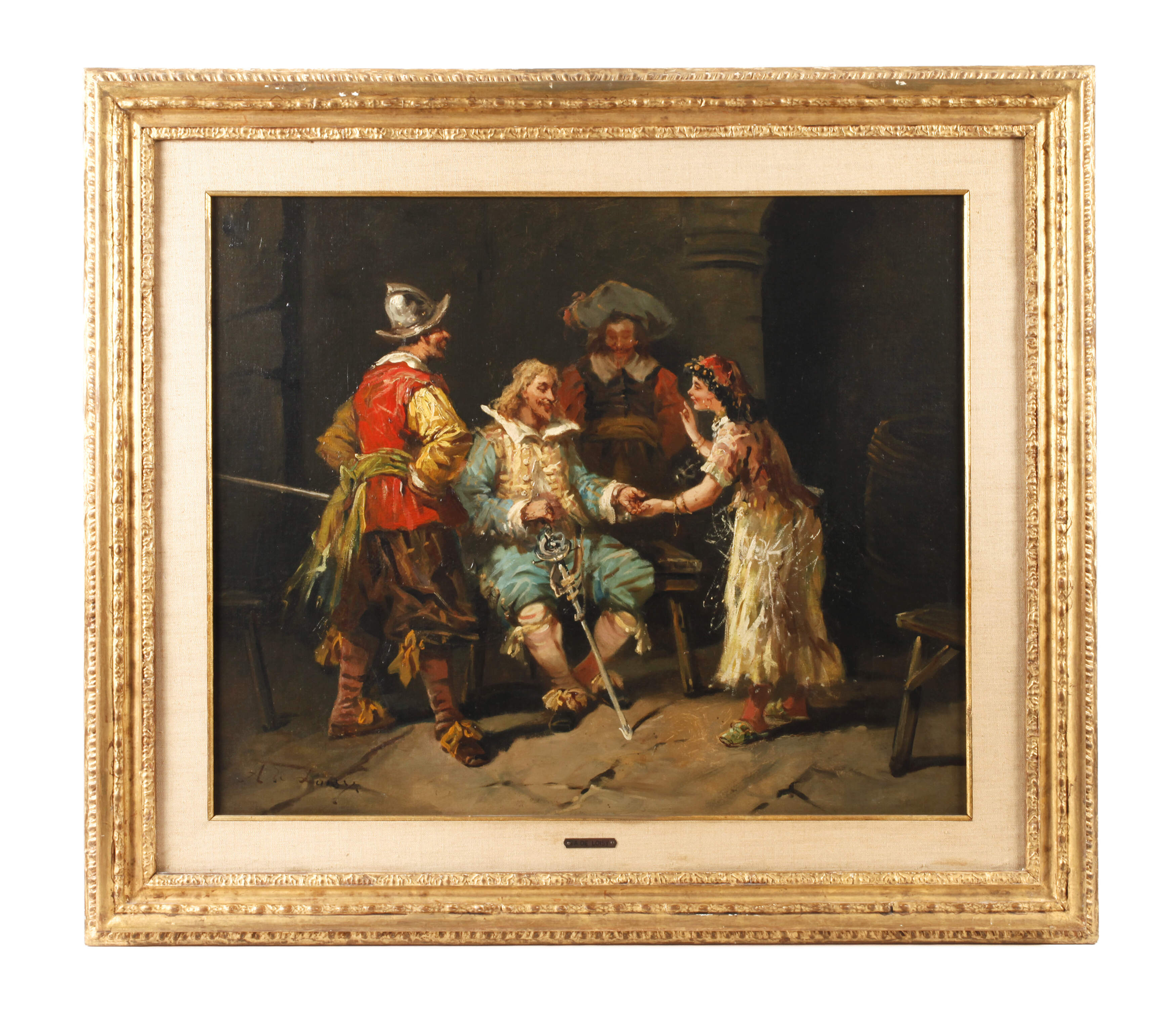 A. de Loisy, Galante Szene