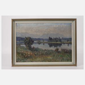 August Lüdecke-Cleve, Am Flussufer