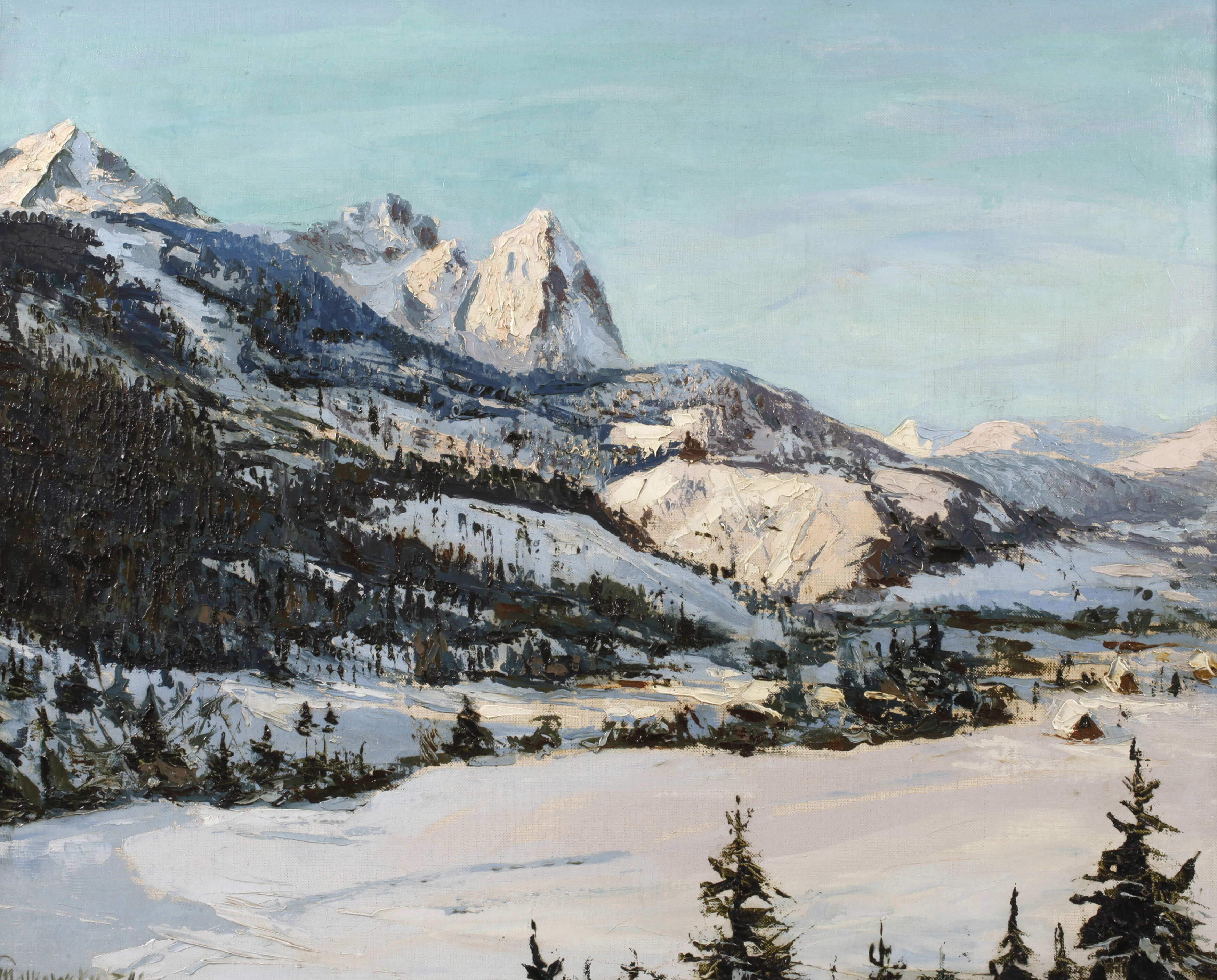 Malkowsky, "Motiv in Garmisch"