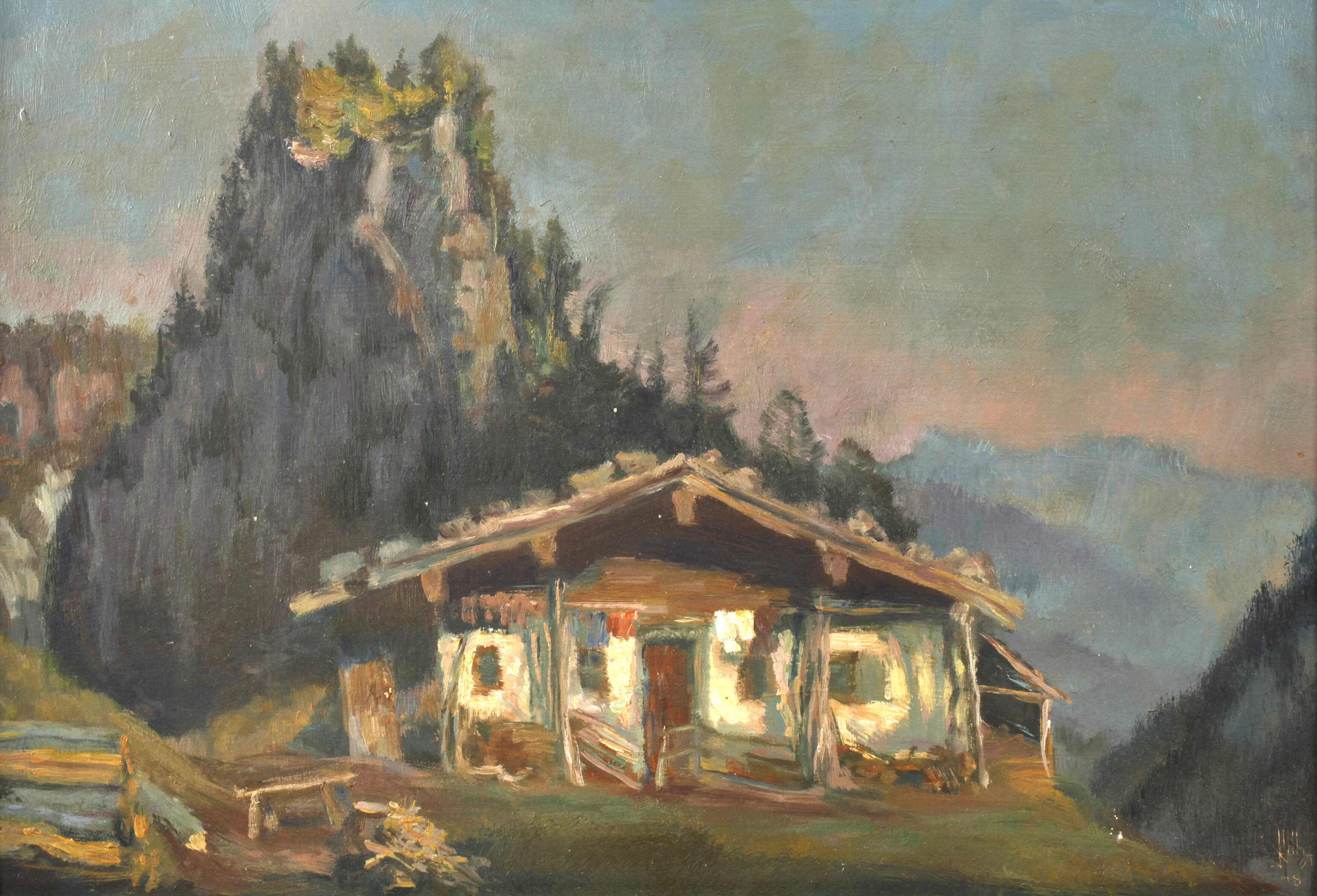 Franz Markau, Gründler Alm in Tirol
