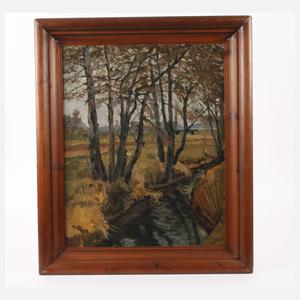 Erwin Merz, Bäume am Bachlauf