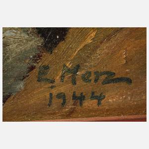 Erwin Merz, Bäume am Bachlauf