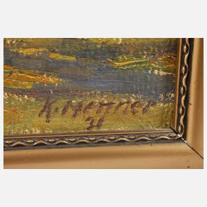 K. Mettner, Zwei Sommerlandschaften