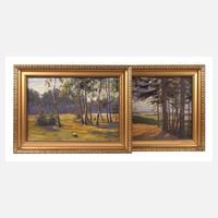 K. Mettner, Zwei Sommerlandschaften111