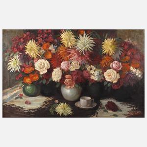 K. Mettner, Blumenstillleben