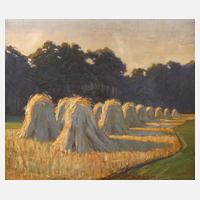 K. Mettner, Erntelandschaft mit Strohpuppen111