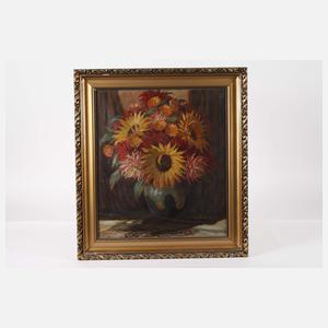 K. Mettner, Herbstblumenstrauß