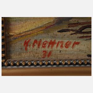 K. Mettner, Herbstblumenstrauß