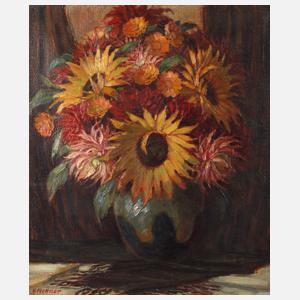 K. Mettner, Herbstblumenstrauß
