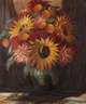 K. Mettner, Herbstblumenstrauß