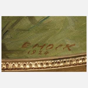 E. Mock, Mädchen auf Sommerwiese