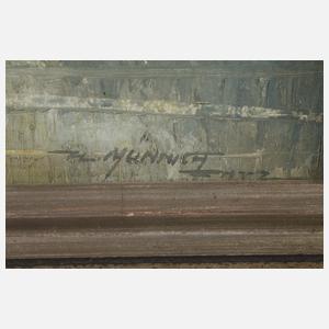 Hans Münnich, "Eibsee mit Zugspitze"