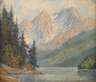 Hans Münnich, "Eibsee mit Zugspitze"