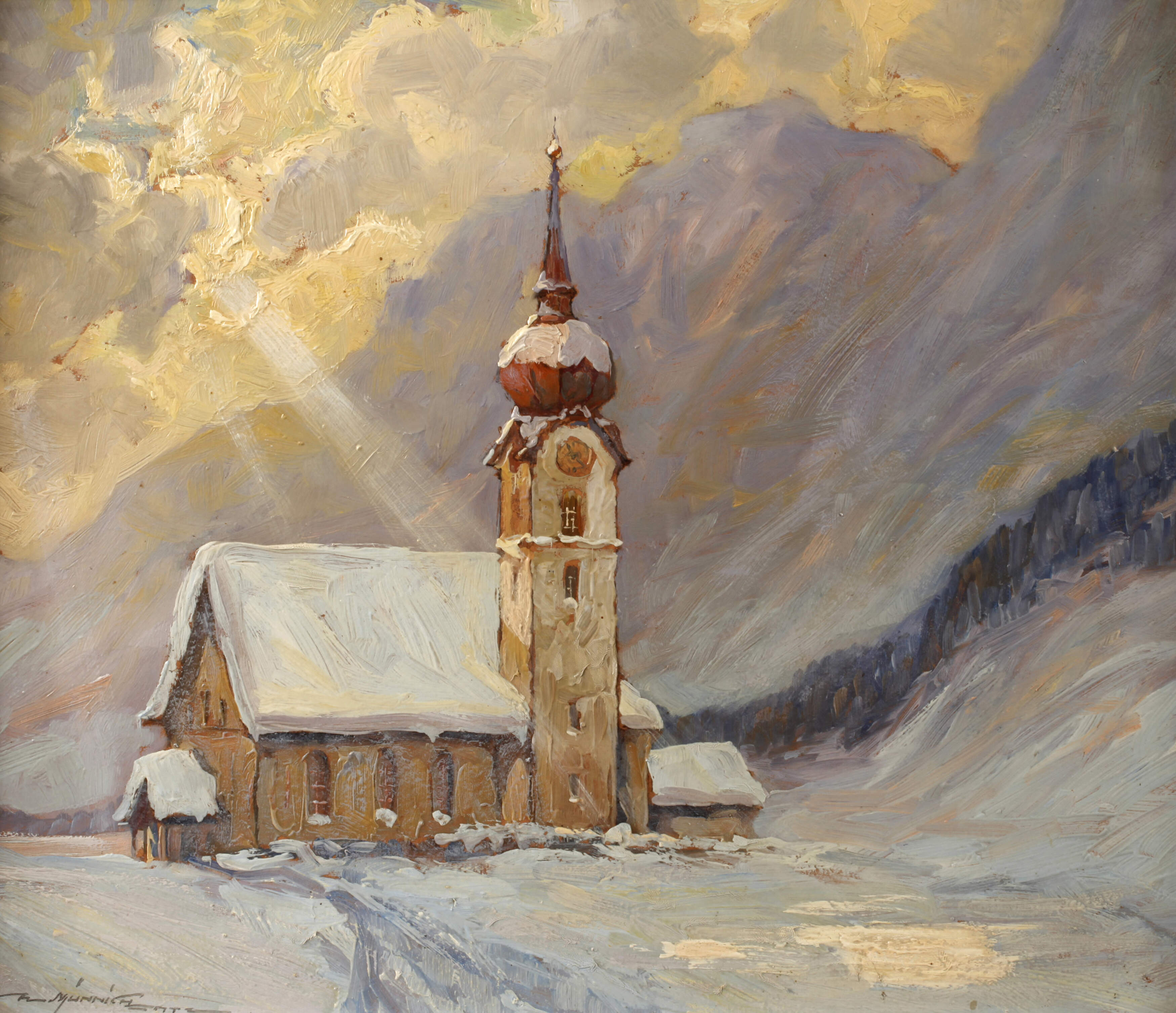 Hans Münnich, "Winterabend"