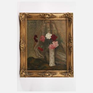 Léon Noireaut, attr., Nelkenstillleben