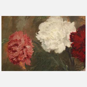Léon Noireaut, attr., Nelkenstillleben