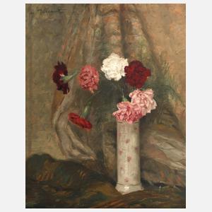 Léon Noireaut, attr., Nelkenstillleben