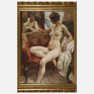 Paul Paede, Damenakt vorm Spiegel