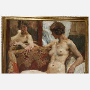 Paul Paede, Damenakt vorm Spiegel