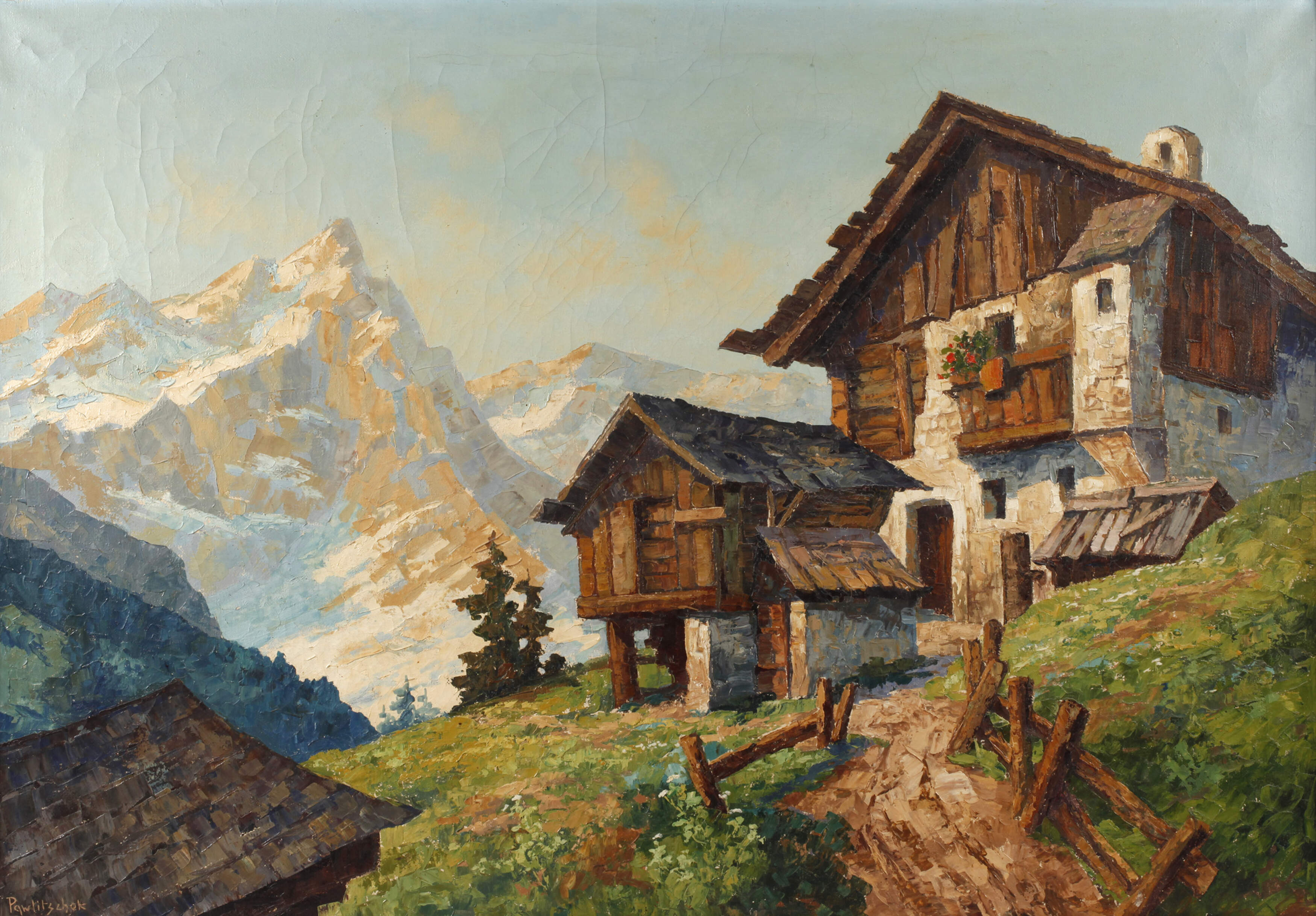 Hans Pawlitschek, Bergbauernhof