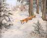 Friedrich Reimann, Fuchs in Winterlandschaft