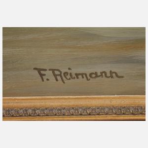 Friedrich Reimann, Habicht eine Stockente jagend