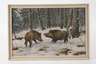 Friedrich Reimann, Wildschweine im Winterwald