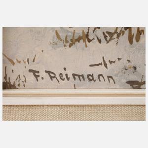 Friedrich Reimann, Wildschweine im Winterwald