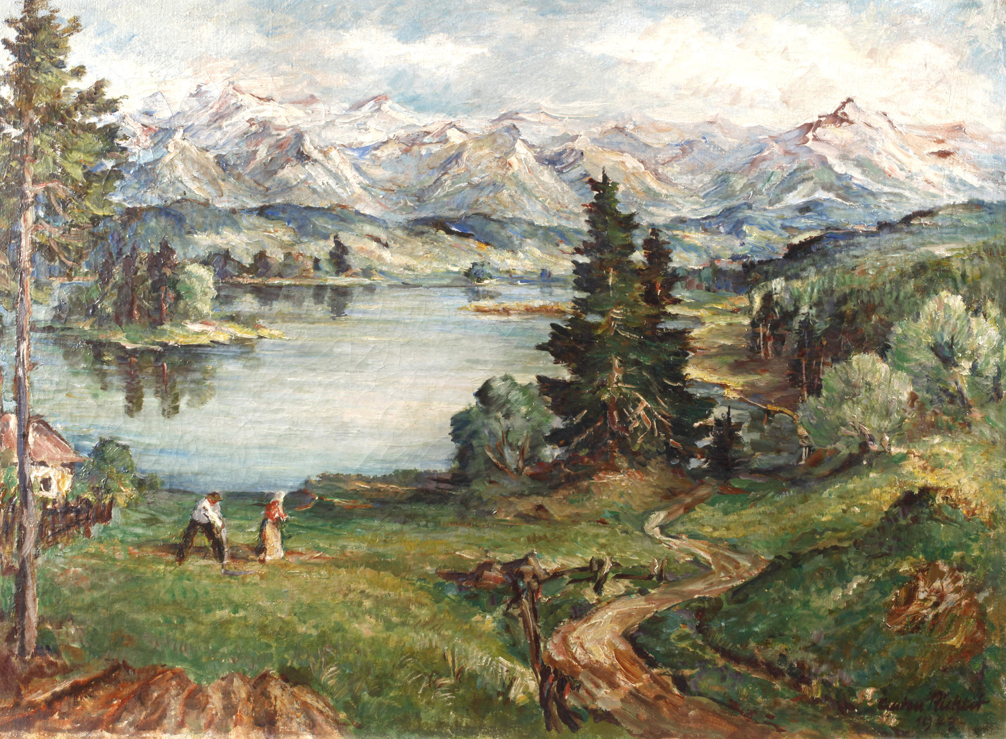 Anton Richter, Sommerliche Vorgebirgslandschaft