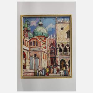 Albert Schellerer, Venedig Markusplatz