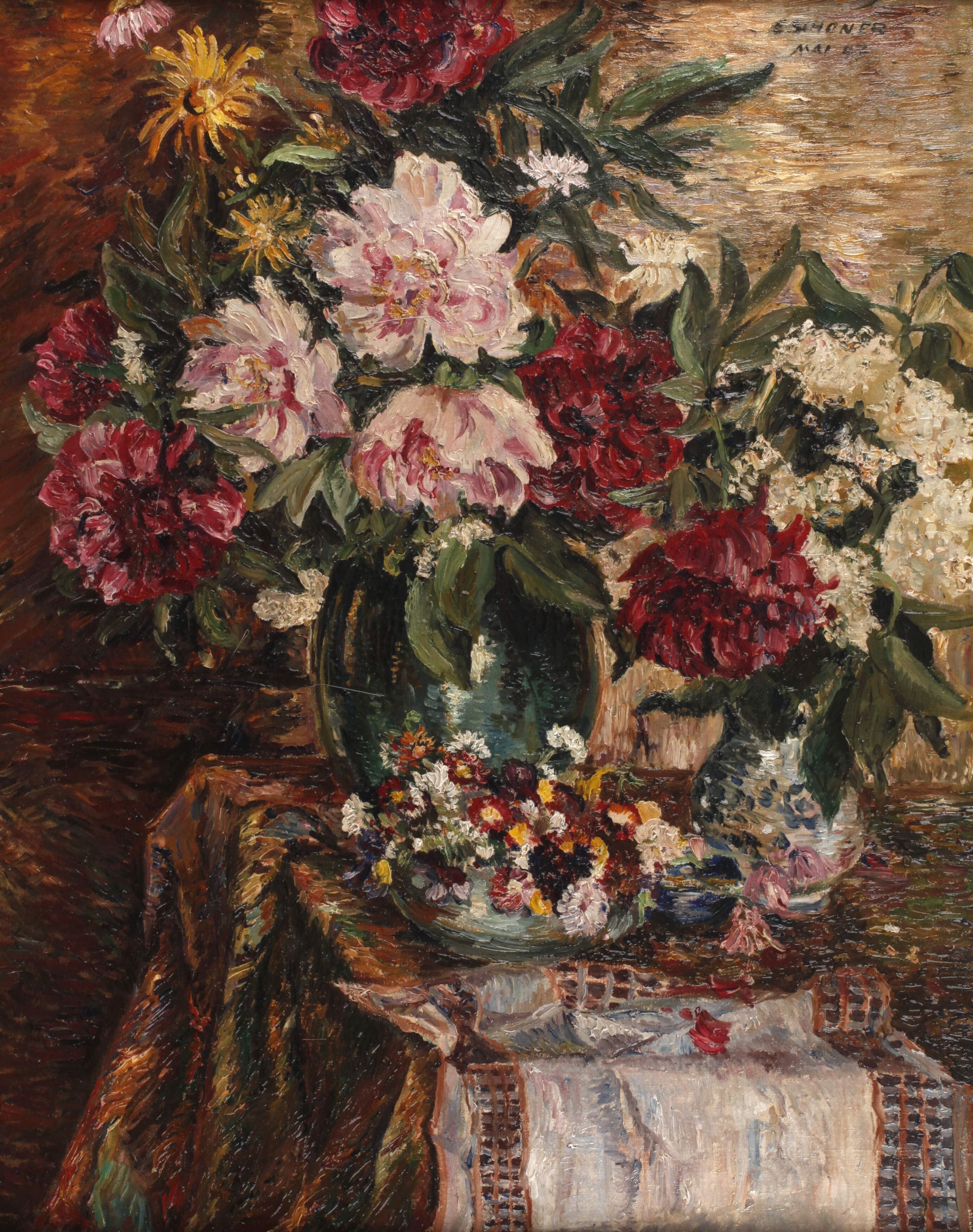 Engelbert Schoner, Blumenstillleben