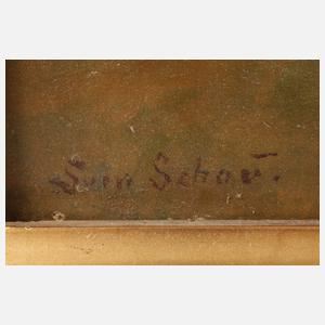 Sven Schou, Reitender Hirte