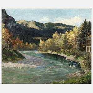 Johannes Schütz, Fluss im Gebirge