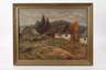 Oldrich Slavik, attr., Herbstlicher Dorfansicht