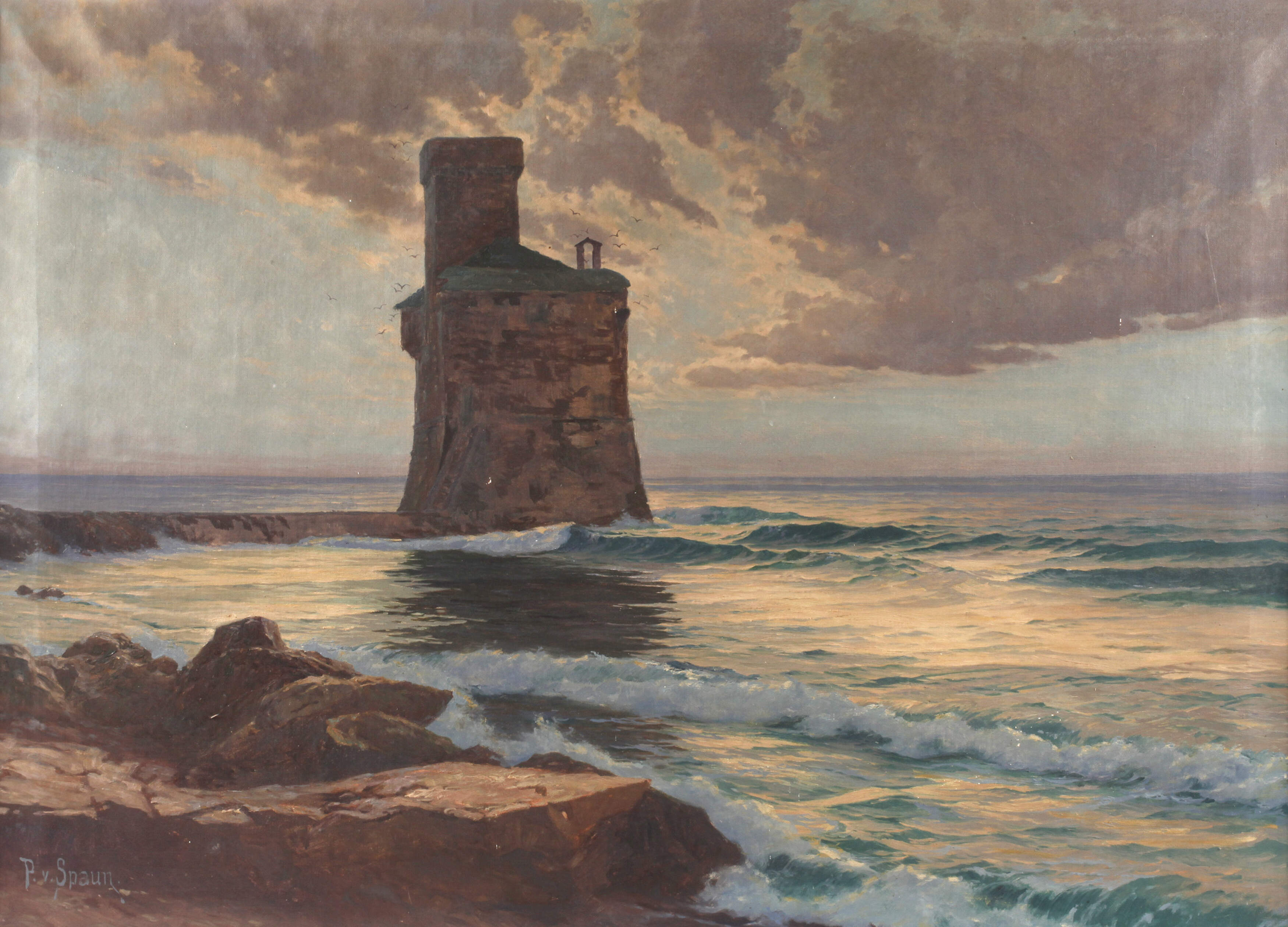 Paul von Spaun, Wachturm am Meer