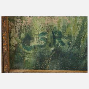 Charlotte Starke Reger, attr., "Jardin press Brabant"