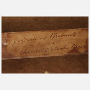 Charlotte Starke Reger, attr., "Jardin press Brabant"